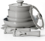 סט סירים ומחבתות 14 חלקים ידית מתפרקת